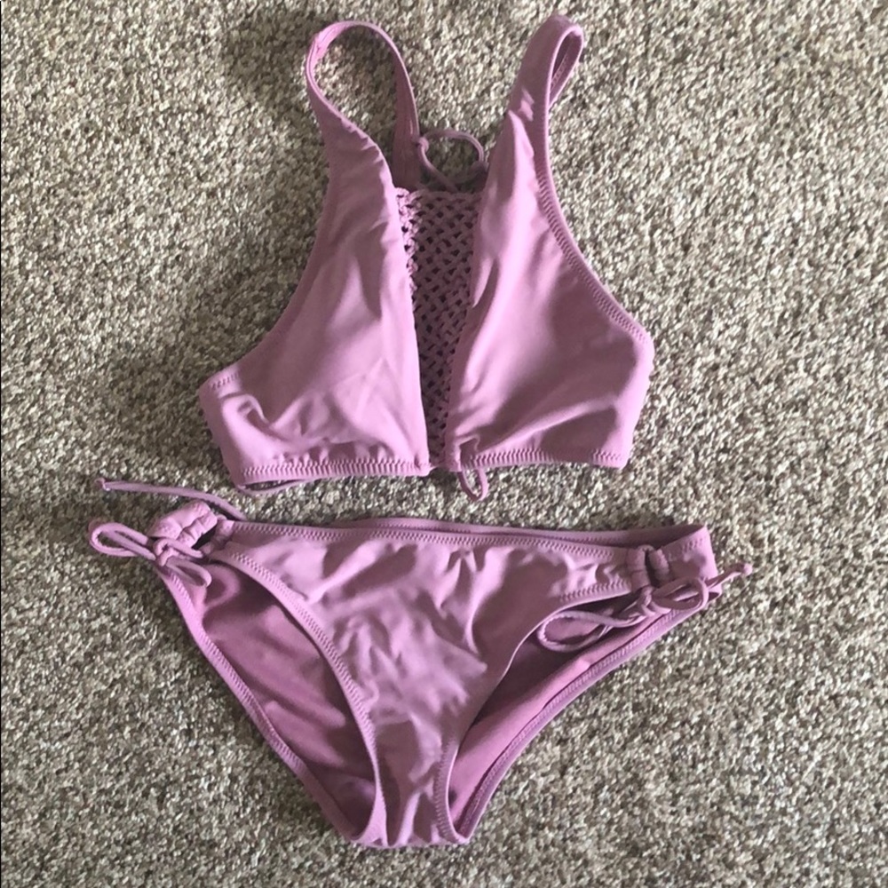 Raisins Mauve Two Piece Swim Suit